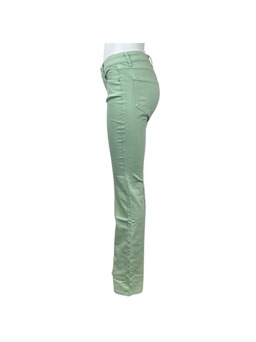 AQUA GREEN LEG ALLEY TROUSERS VICOLO | DR5109VERDE ACQUA